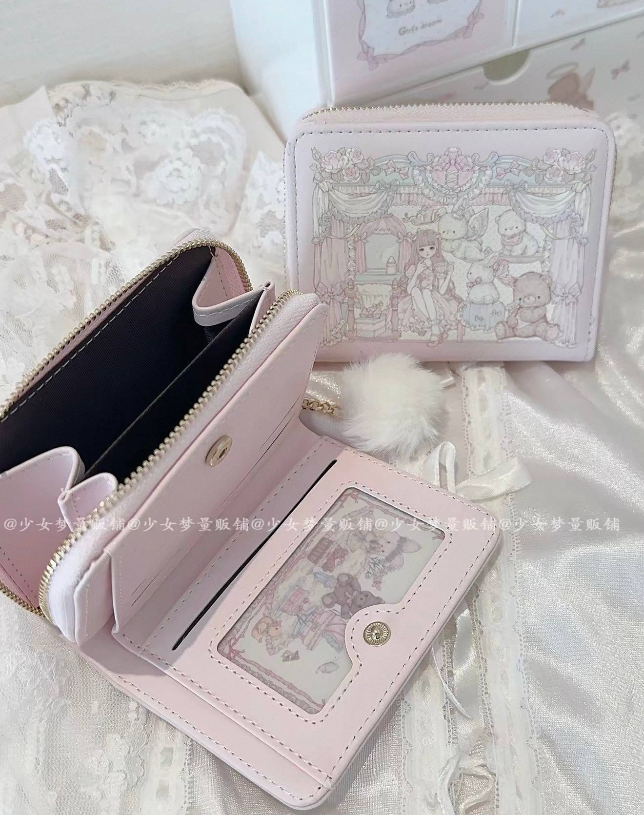 محفظة نقود كيوت ✨💗🎀🌺